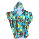  OEM Customized Cartoon Print Cotton Terry Children Baby Hat Hooded Beach Towel Cloak Bath Towel
