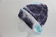  Tie-Dyeing Knitted Yarn Winter Warmer Hat Core Spun Yarn Cuff Hat