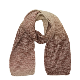  High Quality Custom Classic Winter Warm Gradient Acrylic Woven Scarf