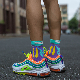  Customized Comfort Running Outdoor Sport Socks Custom Breathable Running Socks