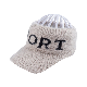  Women Sport Knit Beanie Visor Cap Stylish Cable Knitted Skull Ski Billed Cap Outdoor Newsboy Hat Slouchy Beanie Wbb16800