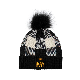  Replica Fauxfur POM Jacquard Plaid Beanie with Ribbed Cuff Online Store