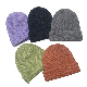 OEM Custom Logo Hat Supplier Manufacturer Embroidered Solid Color Plain Acrylic Unisex Knitted Cap Hat Winter Women Beanie