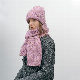  Winter New Women Universal Warm Knitted Hat Scarf Two-Piece Set