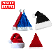  Custom Santa Hats Red Classic Santa Claus Hat for Unisex