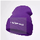  High Quality Winter Plain Dyed Custom Beanie Hat 100% Acrylic Warm Knitted Beanie Custom Logo