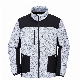  Custom Bonded Warm Knitting Melange Fleece Workwear Jacket with Different Colors