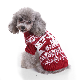  Christmas Dog Hoodie Xmas Pet with Hat Warm Buffalo Plaid Sweater Clothes