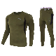  Men′s Thermal Underwear Set Warm Winter Base Layer Clothing Long Johns Pants Suits