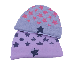 Stars Print 100% Interlock Cotton Newborn Baby Hat Infant Beanie Hospital Caps manufacturer
