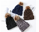  Quality Attractive Warm with Pompom Cable knitting Cozy Stretch Hat