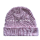  China Factory OEM Custom Solid Color 100% Cotton Pink Winter Warm Knit Sport Hat Beanie
