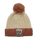  Disney Cap Minnie Baby Girls Winter Warm and Soft Plain Knitted Hat with Pompom, Woven Patch and Polar Fleece Lining