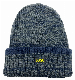  Warm Soft Grey Knitted Hats with Polar Fleece BSCI Oeko Tex