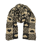 High Quality Custom Fashion Winter Warm Double-Sided Jacquard Woven Scarf