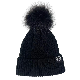  Wholesale Custom Women Winter Polar Fleece Beanie Cable Knitted Hat with Pompom