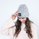  Fashion 100% Extrafine Merino Wool Rib Knitted Beanie/Hat