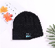  Bluetooth Beanie, Bluetooth 5.0 Wireless Winter Warm Knit Hats Cap with Mic and HD Speakers, Gifts for Outdoors Family Thanksgiving Christmas-Unisex