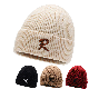  Customzie Wholesale Unisex Outdoor Cute Luxury Streetwear Slouchy Winter Warm Gorras Knitted Cuffed Winter Skull Caps Women Fisherman Acrylic Cotton Beanie Hats