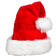 Hot Sale Plush Trim Christmas Costume Santa Christmas Hat