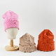  Beanie Hats Custom Logo Embroidery Pink High Quality Cotton Skin Friendly Kids Baby Knitted Manufacturer Low MOQ Anti-Pilling