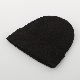  Unisex Recycled-Polyester Beanie Hat Winter Black Knitted Hat