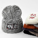  2023 Trendy Custom Embroidery Logo Leather Patch Woven Label Beanie Hats for Winter Warm Thick Chunky High Quality Beanie