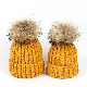 Guangzhou Manufacturer Customized Plain POM POM Beanies Hat