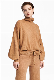  Women Turtle Neck Oversize Casual Fashion Clothes Wool Cashmere Sweaters with Trousers