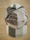  Flat Bill Printing Check Artificial Fur Cap for Winter
