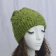  Green Color Diamond Cable Knitted Warm Beanie Hat