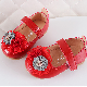  Baby Shoes Elegant Toddler Infant Kids Girls Sequin Flower Sweet Princess Leather Dress Shoes Esg14180