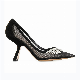  Wholesale Fashion Rhinestone Wedding Shoes Ladies Stiletto Heels Lace Bridal Shoes