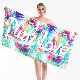 Organic Cotton Sand Free Beach Towels with Logo Custom Print