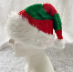  Two Colors Red and Green Plush &Fluffy Christmas Decoration Hat Santa Claus Xmas Winter Hat