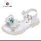  Girl Children Fashion Designer Cute Bowknot Pearl Party Sandals Ex-23s5097