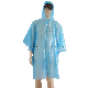  Child Adult Attached Hood Rain Jacket Disposable PE PEVA Rain Clothing