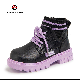  Girls Boys Waterproof Winter Boots with Side Zipper for Toddler/Little Kid/Big Kid Ex-23h8221
