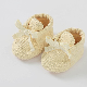  Unisex Solid Color Knitted Organic Cotton Infant Baby Socks Ribbed Baby Booties