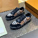 Vintage Plaid Cotton Sneakers Casual Shoes