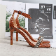  Fashion Women Shoe Stiletto Heels Sexy Pointed Heels Women Sandal Open Toe Lady Sandals