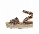  Women and Ladies Sandals with High Heels Flax Fashion Sandals