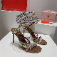  New Style Summer High Heels Fashion Lady Shoes, Silk Hollowed out One Line Belt Sandals