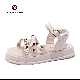  Kids Sandals for Baby Girls Black White Children Summer Beach Shoes Ex-23s5391