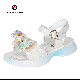  Baby Girls Flat Casual Leather Sandals with Flower Bowknot Ex-23s5091