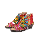  Retro Handmade Women Sandals Peacock Pattern Hollow out Sandals