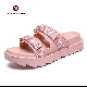  Sports Sandals Soft Bottom Light Women′s New Summer Flat All-Match Casual Beach Women′s Shoes Girls Beach Sandal Ex-23s5006