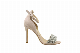  Stiletto High Heels Open Toe Crystal Wedding Sandal Bridal Dress Lady Shoe