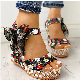 Women Ankle Strap Platform Gladiator Shoes Woman High Heels Sandalias