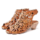  Women′ S Handmade Leather Floral Exotic Outdoor Holiday Sandals